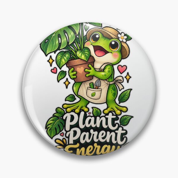 Artikelvorschau, Plant Parent Energy Süßer Frosch entworfen und verkauft von Trendy-Artistry.