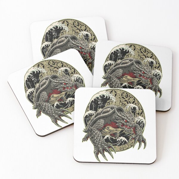 Item preview, Ferocious Dragon Turtle Eastern Mythical Guardian designed and sold by Romgora.