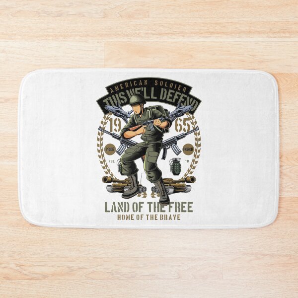Item preview, American Soldier Land Of The Free Patriotic Military designed and sold by heedooppod.