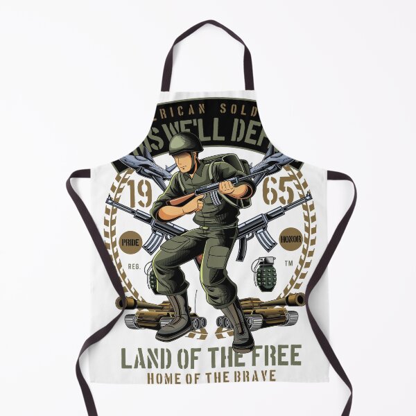 Item preview, American Soldier Land Of The Free Patriotic Military designed and sold by heedooppod.