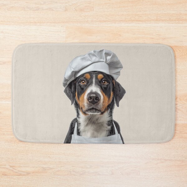 Item preview, Entlebucher Mountain Dog Chef Funny Cooking Apron Hat designed and sold by LazyOwlStore.