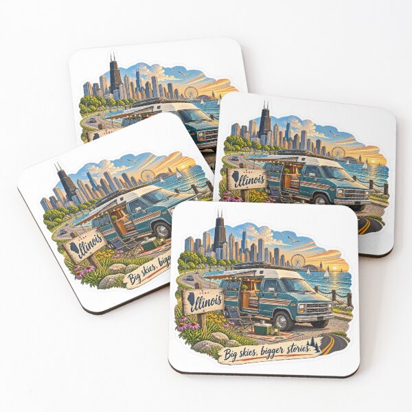 Item preview, Illinois Van Life designed and sold by Whimspired By Paxx.