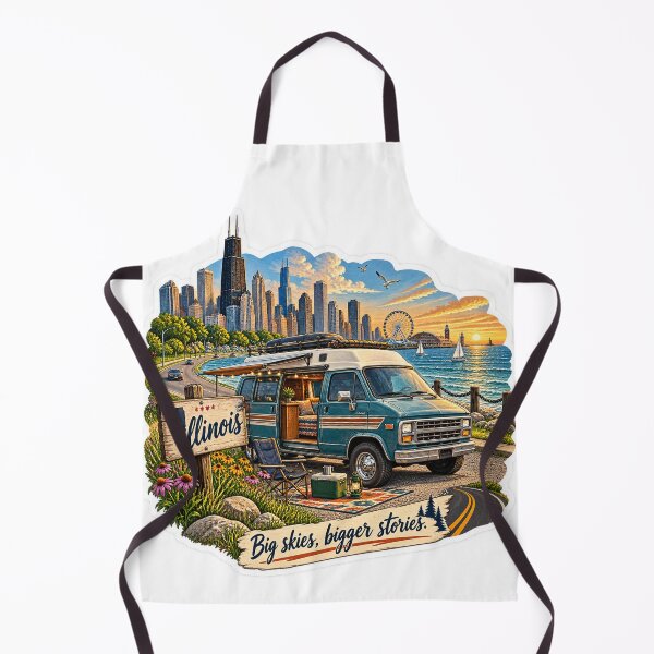 Item preview, Illinois Van Life designed and sold by Whimspired By Paxx.