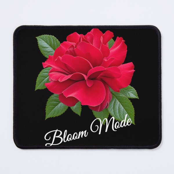 Item preview, Bloom Mode Red Rose Shapes Mania designed and sold by Shapes-Mania.