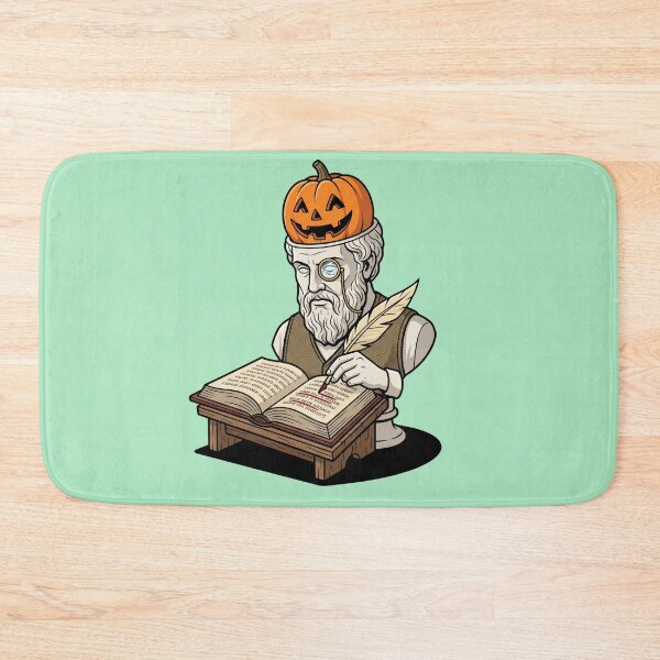 Item preview, Ancient Philosopher Bust Pumpkin Brain Scholar Dark Academia Halloween Art designed and sold by Rare By Hero.