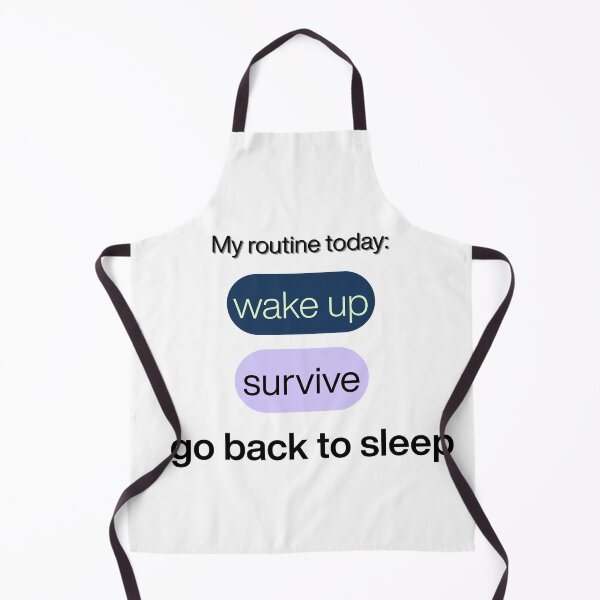 Item preview, My Routine Today Funny Humorous Daily Schedule designed and sold by Mazza-mazza.