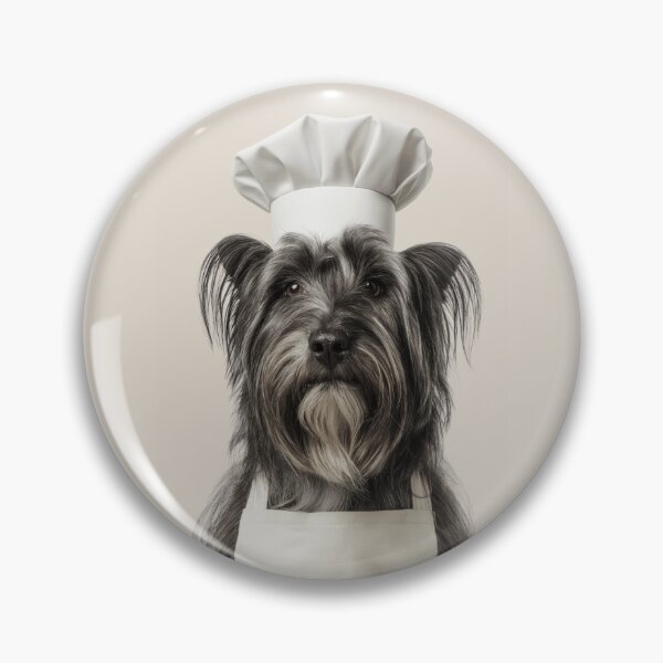 Item preview, Skye Terrier Chef Dog Funny Cooking Apron Hat Cute Pet Portrait designed and sold by LazyOwlStore.