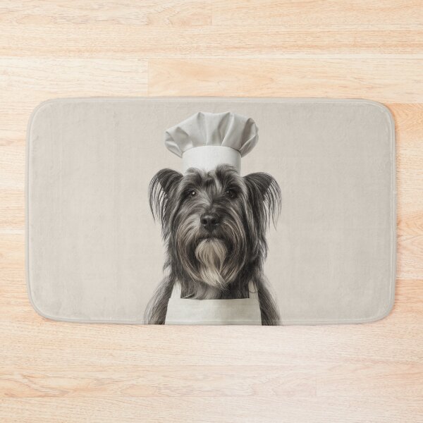 Item preview, Skye Terrier Chef Dog Funny Cooking Apron Hat Cute Pet Portrait designed and sold by LazyOwlStore.