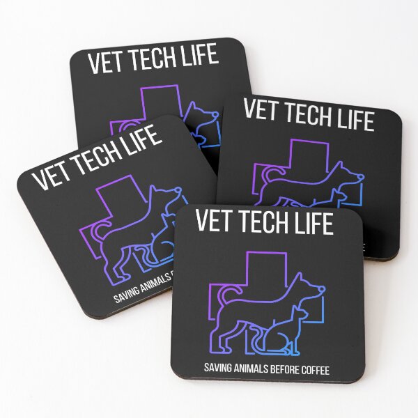 Item preview, Vet Tech Life, Saving Animals Before Coffee Gift designed and sold by Zyvora-merch.