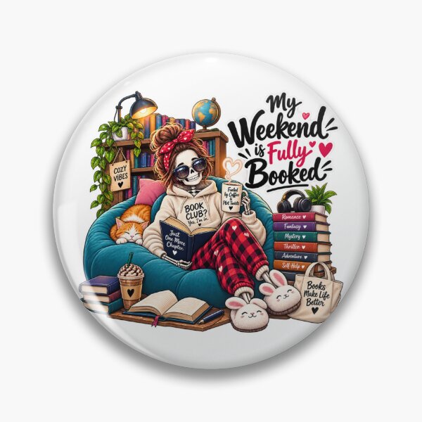 Item preview, My Weekend is Fully Booked Skeleton Reading Book Lover Funny T-Shirt designed and sold by TrendVault USA.