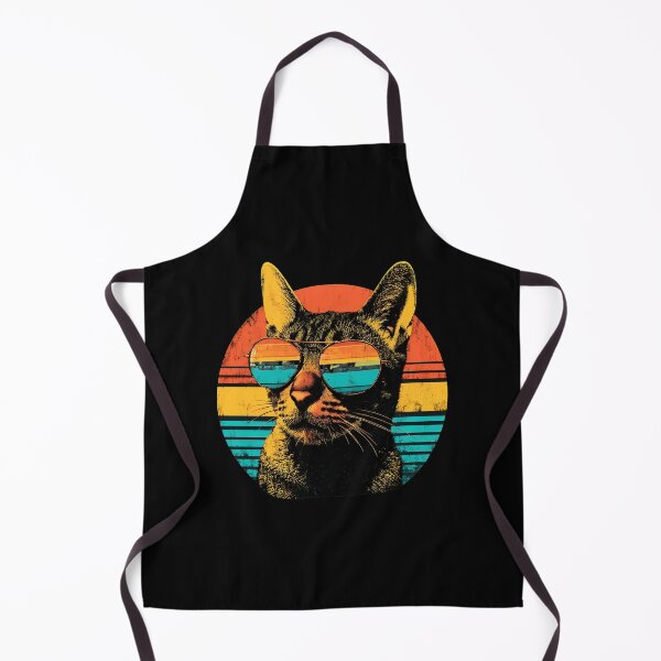 Item preview, Retro Cat Sunglasses Sunset Vintage Style designed and sold by OlyvieArt.