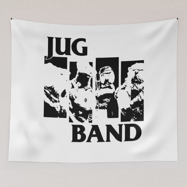 Aperçu de l'œuvre Le groupe Black Jug Flag Band ! Parodie de Noël d'Emmet Otter créée et vendue par Prints3000.