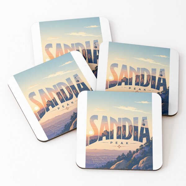 Item preview, Sandia Peak New Mexico Sunset over Albuquerque and Sandia Mountains designed and sold by StampMyPassport.