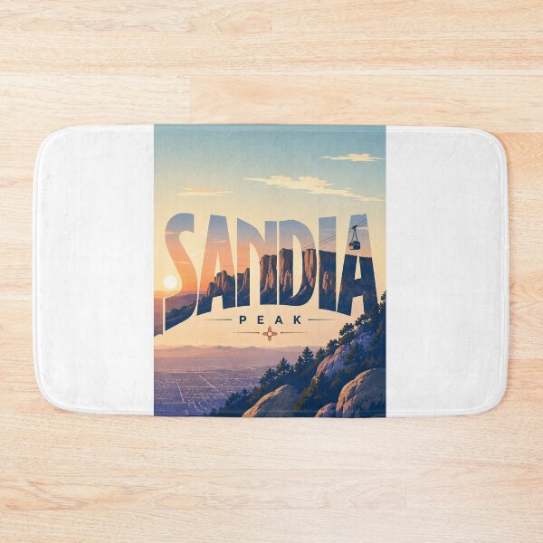 Item preview, Sandia Peak New Mexico Sunset over Albuquerque and Sandia Mountains designed and sold by StampMyPassport.