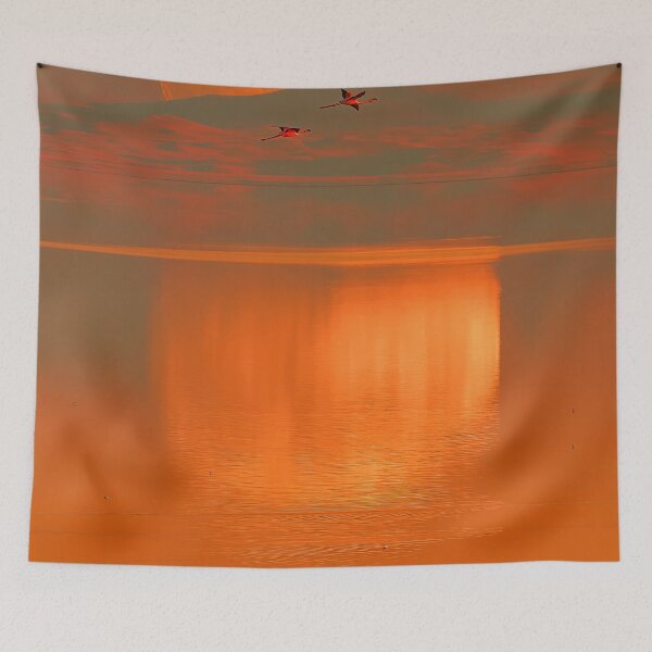 Item preview, Moonlit Flights Over Crimson Waters designed and sold by Venon28.