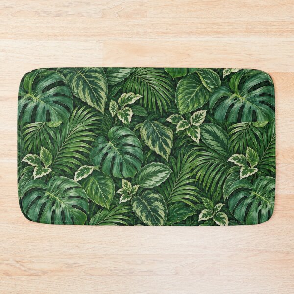 Item preview, Emerald Rainforest Canopy Seamless Pattern designed and sold by Thanat Pattern Studio.