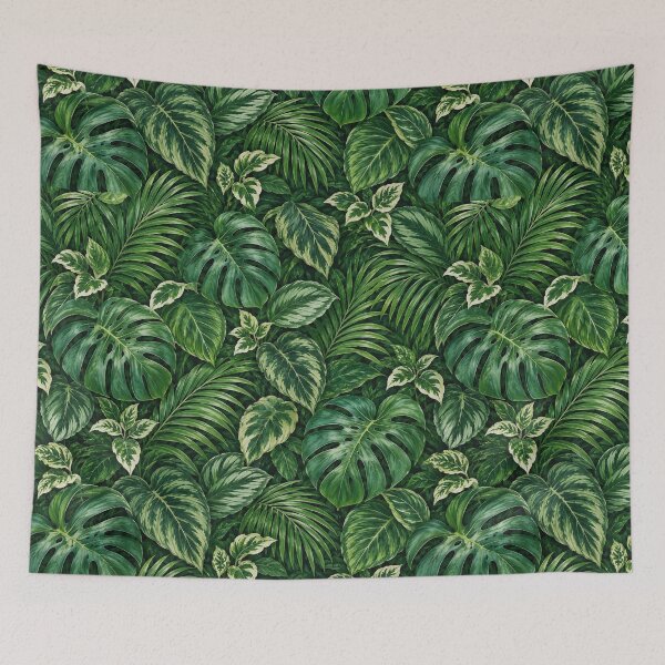 Item preview, Emerald Rainforest Canopy Seamless Pattern designed and sold by Thanat Pattern Studio.
