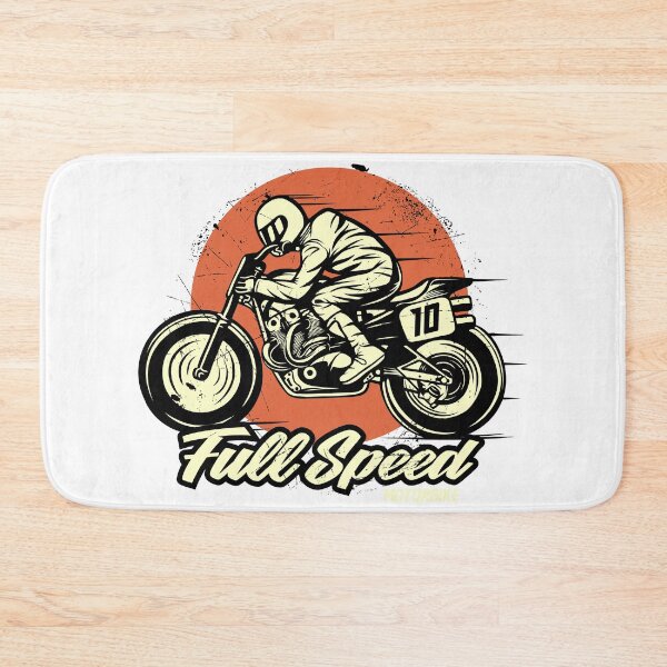 Item preview, Full Speed Vintage Motorcycle Flat Track Racing Graphic designed and sold by heedooppod.