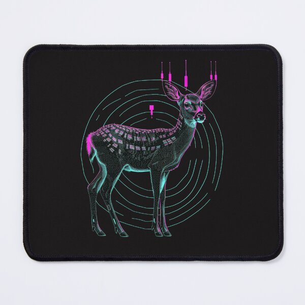 Item preview, antenna deer designed and sold by RetroWaveArtCo.