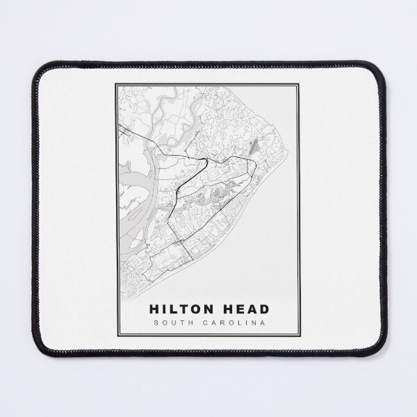 Item preview, Hilton Head Island Map designed and sold by Tamas Das.