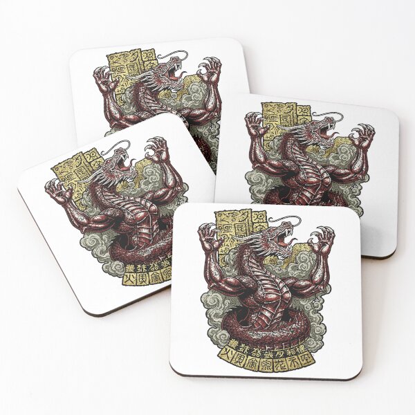 Item preview, Dark Mythical Beast Intricate Pattern Art designed and sold by Romgora.