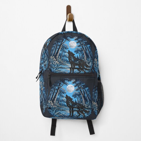 Item preview, Zen wolf under the moon designed and sold by 247DesignStudio.