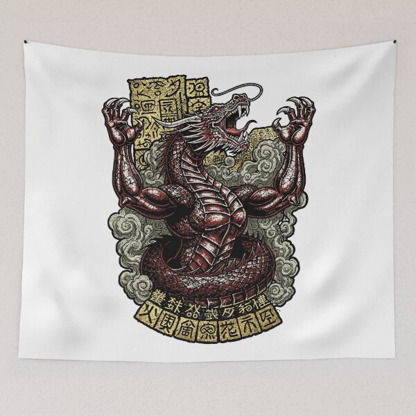 Artikelvorschau, Dark Mythical Beast Intricate Pattern Art entworfen und verkauft von Romgora.