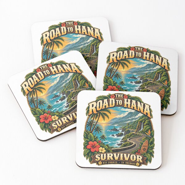 Item preview, Road To Hana Survivor Maui Hawaii Travel Vintage Tropical designed and sold by ZIGLWORKS.