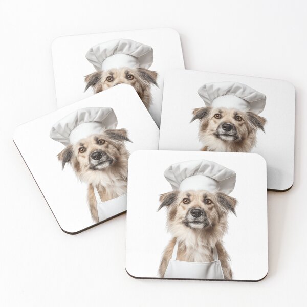 Item preview, Pyrenean Shepherd Chef Dog Funny Cooking Apron Hat Cute Pet Portrait designed and sold by LazyOwlStore.