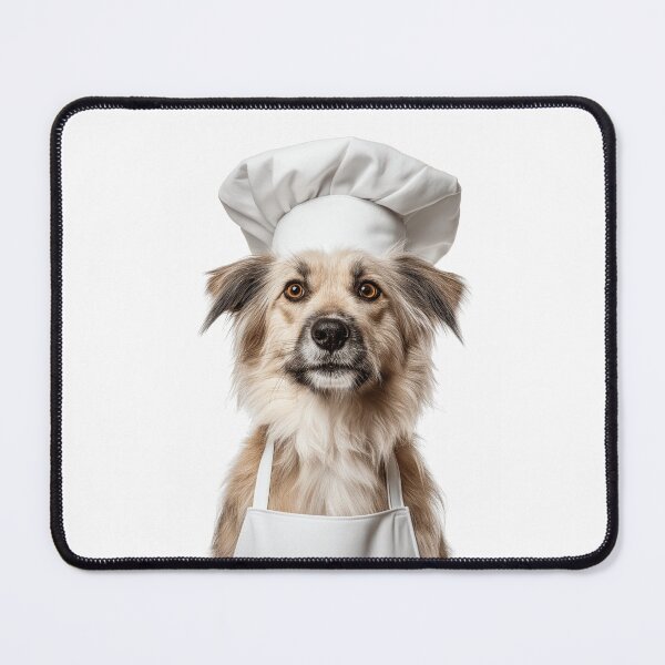 Item preview, Pyrenean Shepherd Chef Dog Funny Cooking Apron Hat Cute Pet Portrait designed and sold by LazyOwlStore.