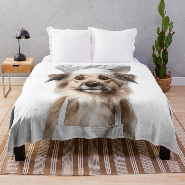 Item preview, Pyrenean Shepherd Chef Dog Funny Cooking Apron Hat Cute Pet Portrait designed and sold by LazyOwlStore.