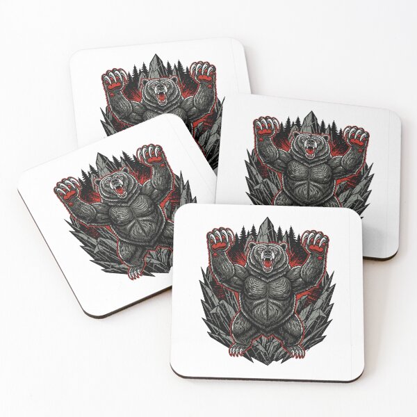 Item preview, Roaring Grizzly Bear Forest Spirit designed and sold by Romgora.