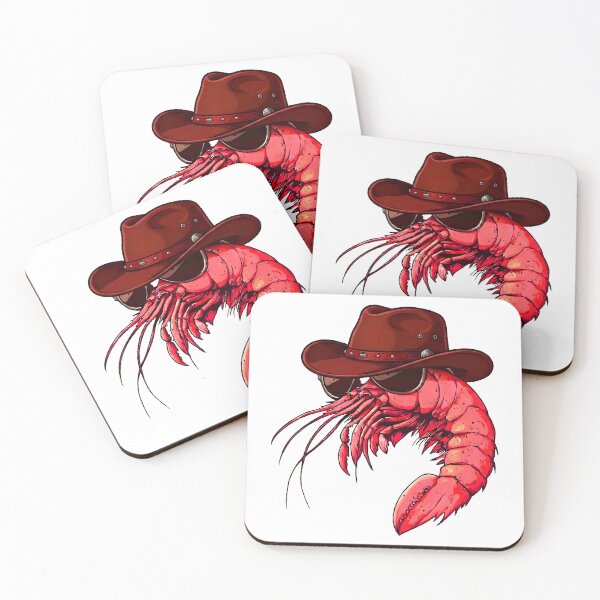 Item preview, Funny Shrimp Cowboy Hat Sunglasses Seafood Lover designed and sold by VibeStoreMix.
