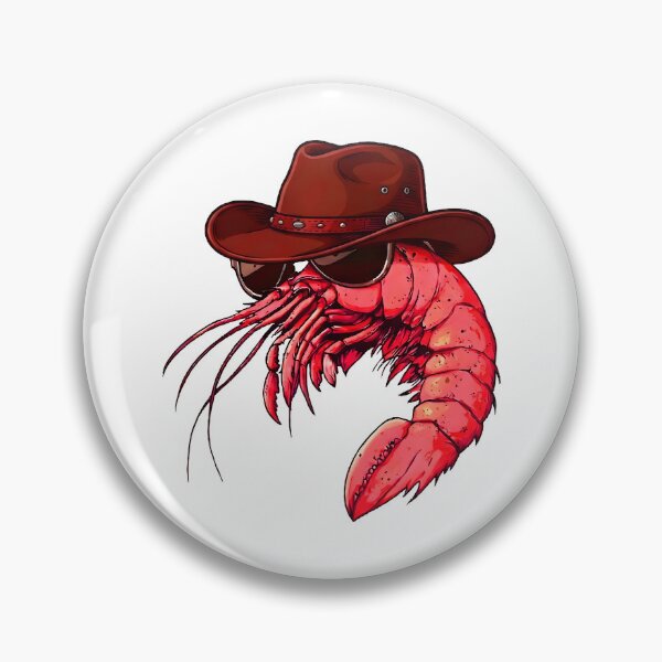 Item preview, Funny Shrimp Cowboy Hat Sunglasses Seafood Lover designed and sold by VibeStoreMix.