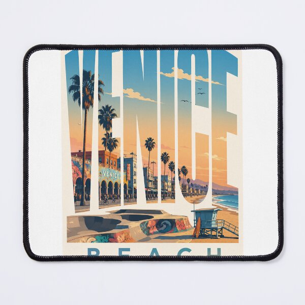 Item preview, Venice Beach California Boardwalk with Palm Trees and Pacific Coast Sunset designed and sold by StampMyPassport.