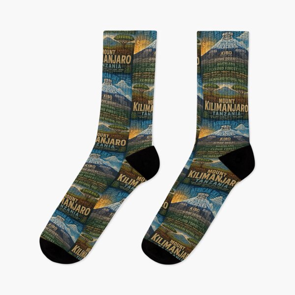 Item preview, Mount Kilimanjaro Tanzania from Savanna to Uhuru Peak and Kibo Summit designed and sold by StampMyPassport.