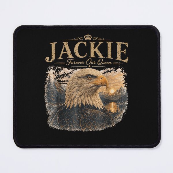 Item preview, Jackie Forever Our Queen Bald Eagle Memorial designed and sold by ArtByimamS.