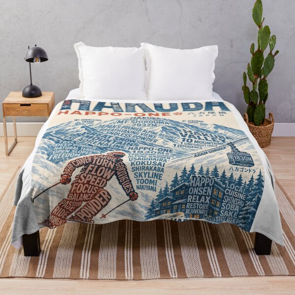 Item preview, Hakuba Japan Alpine Peaks with Happo One and Northern Alps Ski Country designed and sold by StampMyPassport.