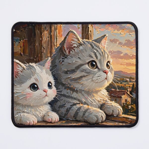 Item preview, Sunset Window Duo - Fred & Junior Watching the World designed and sold by MAISON SYLVIE.