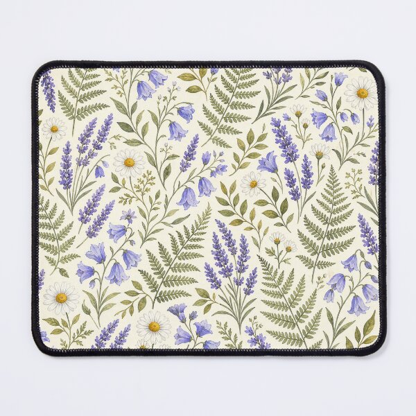Item preview, Lavender Wildflower Seamless Pattern designed and sold by Thanat Pattern Studio.
