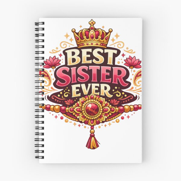 Item preview, Best Sister Ever – Funny Raksha Bandhan Rakhi & Crown Design designed and sold by digitallyyour.