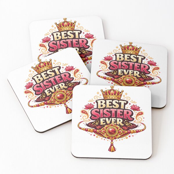 Item preview, Best Sister Ever – Funny Raksha Bandhan Rakhi & Crown Design designed and sold by digitallyyour.