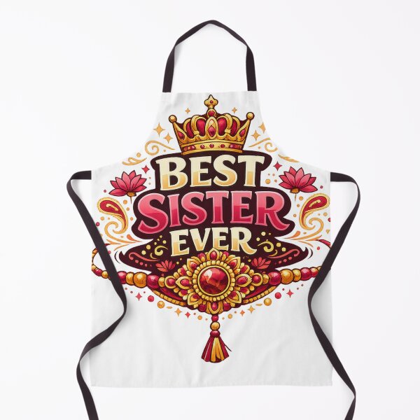 Item preview, Best Sister Ever – Funny Raksha Bandhan Rakhi & Crown Design designed and sold by digitallyyour.