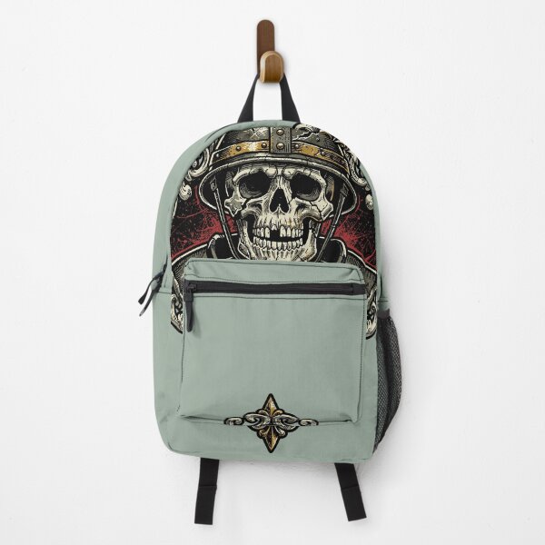 Item preview, Vintage Armored Skull Warrior Emblem Design designed and sold by Romgora.
