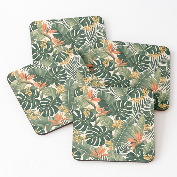 Item preview, Tropical Botanical Seamless Pattern designed and sold by Thanat Pattern Studio.