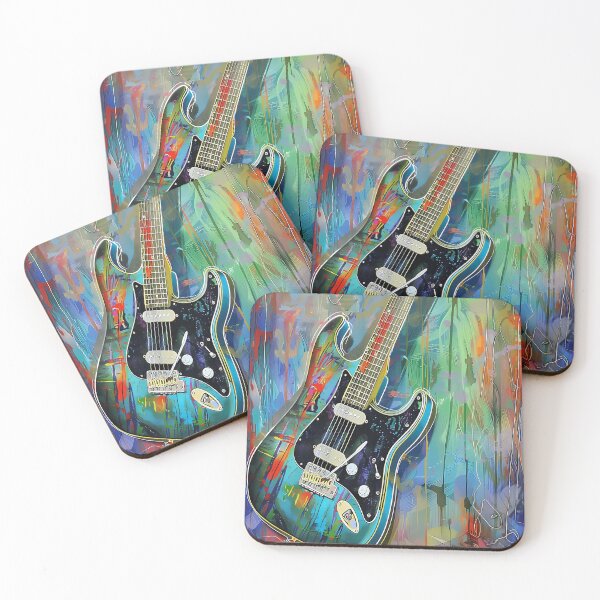 Item preview, Abstract Electric Guitar Art designed and sold by miwikiw.