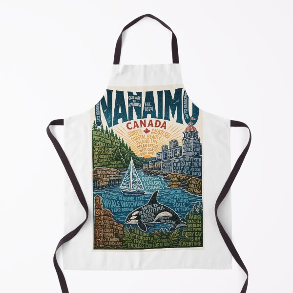 Item preview, Nanaimo British Columbia Harbour, Vancouver Island and Salish Sea designed and sold by StampMyPassport.