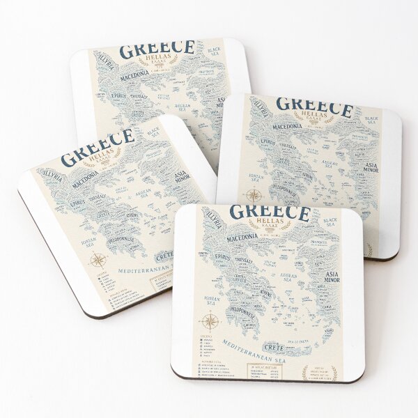 Item preview, Ancient Greece, Athens and Aegean Sea Historical Geography designed and sold by StampMyPassport.