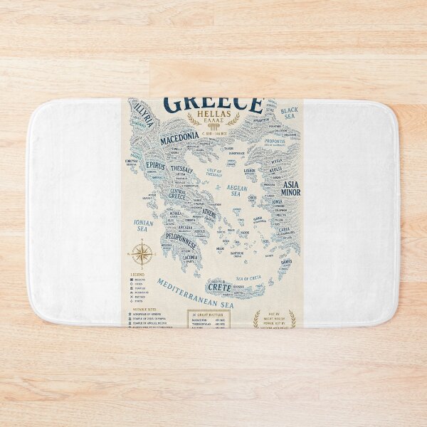 Item preview, Ancient Greece, Athens and Aegean Sea Historical Geography designed and sold by StampMyPassport.