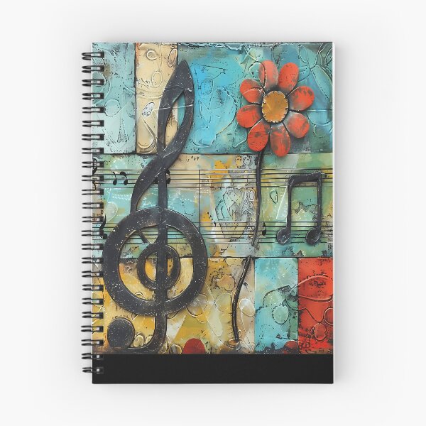 Item preview, Musical Notes and Flower Art designed and sold by natakorn984.